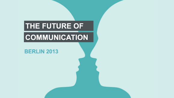 Title of 1000Vordenker Session Future of Communication Berlin 2013